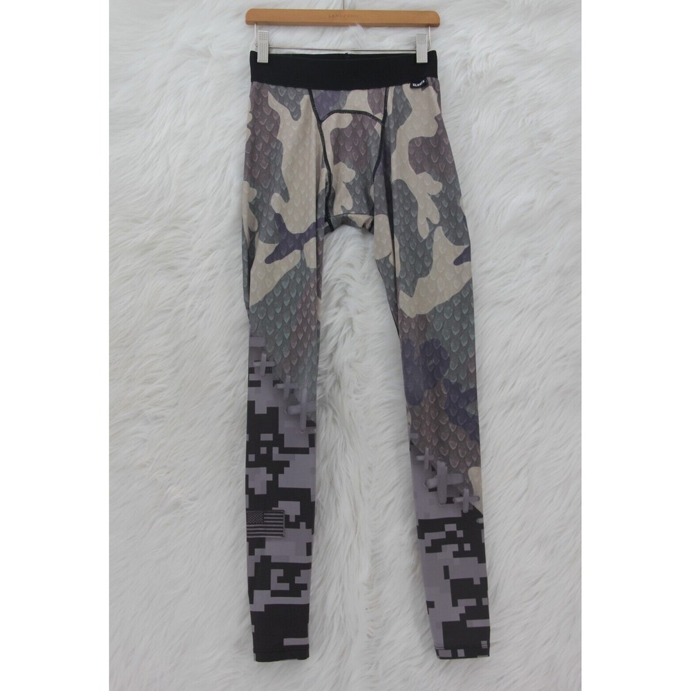 SLEEFS Athletic Tights Men's M American Camouflage Tactical Football Sport #1374